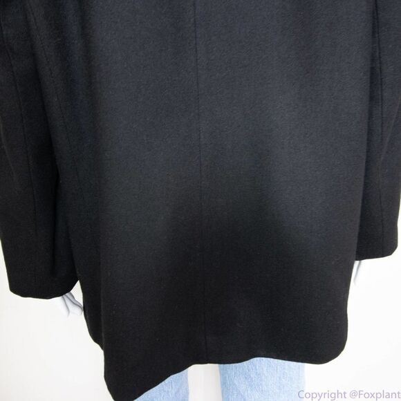 Vintage Dumas women's 100% Wool USA‎ made black blazer jacket, size 14 - Picture 11 of 16